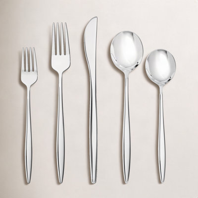 Fortessa Dragonfly 20 Piece 18/10 Stainless Steel Flatware Set